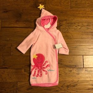 Koala Baby Girls Pink Octopus Bath Robe